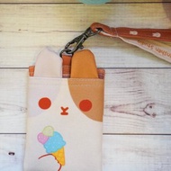 Vivianshen奶油兔證件套 票卡夾 造型證件套 含掛繩