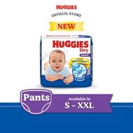 Huggies Dry Pants Diapers S64/M58/L48/XL40/XXL34/XXXL20 (1 Pack)