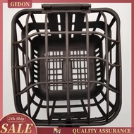 [Gedon] Front Bike Basket with Lid - Rust Easy Installation on Front Handlebar - Bike Basket Bag Rack for Mountain Bike Accessories