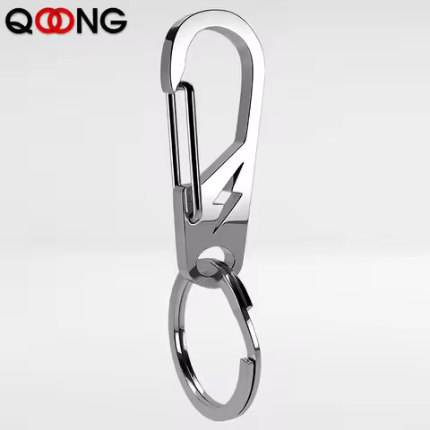 High Quality 304 Stainless Steel KeyChain For Car Man Women Buckle Key Rings Metal Luxury Key Chains