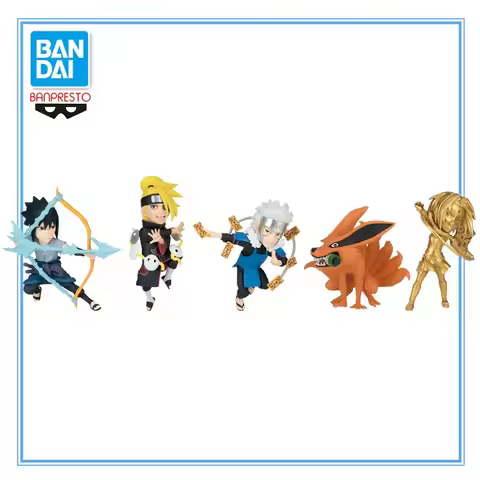Original Anime Naruto WCF NARUTOP99 Vol.5 Haruno Sasuke Deidara Tobirama Kurama PVC Action Figures S