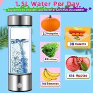 Miyubest Hydrogen Water Bottle Generator Up to4100+PPBSPEPEM Technology Portable Hydration System6Ho