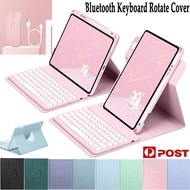 For iPad Pro 11 inch 2022/2021/2020/2018 Wireless Bluetooth Keyboard Mouse Leather Rotate Stand Cover