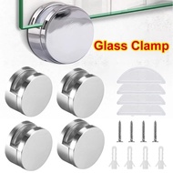 Glass Fixed Accessories - Suitable for 3-5mm Glass - No Drilling Require, Durable - Versatile Design Options - Zinc Alloy Wall Mount Frameless Mirror Clip