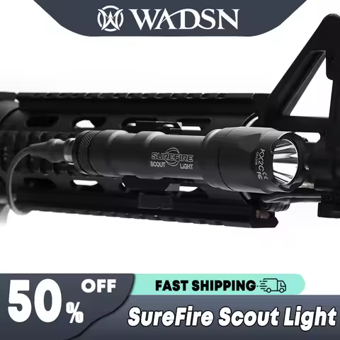 SureFire M300 Compact Tactical Flashlight Tailcap Switch CR123A Battery 750 Lumens Picatinny Rail Fo