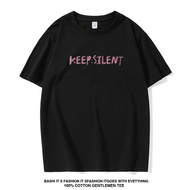 Áo Thun Tay Ngắn Hình Trái Tim Ngày Lễ Tình Nhân Dành Cho Nữ Always Wonder Keep Silent Của Kang Ling