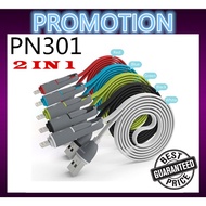 100% ORIGINAL Pineng PN301 Micro USB Fast Charging CHARGER Cable Android and IOS