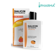 Salicin Plus Shampoo Extra Formula ซาลิซิน พลัส แชมพู Tar oil Selenium Sulfide 60 ml. [IP]