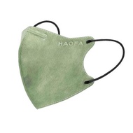HAOFA 3D氣密型立體醫療口罩（台灣N95規格）煙霧綠 | 30片 升級版 M Size Fixed Size