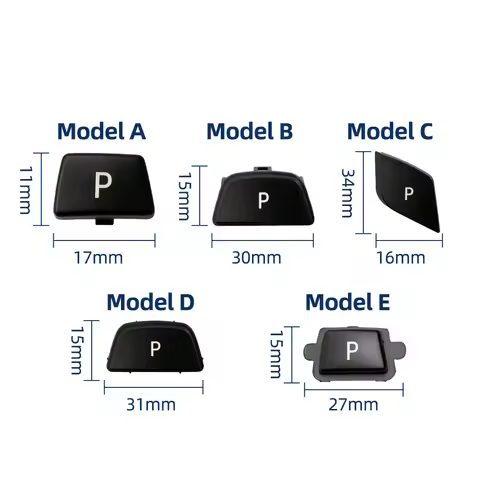 LHD Car Gear Lever Auto Parking Button Letter P Button For BMW 1 2 3 4 5 7 X3 X4 X5 X6 E60 F20 F21 F
