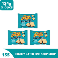 Chips Delight Brownies Topped with White Chocolate Coating 124g x 3pcs