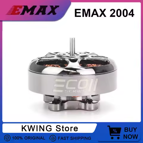 1/4PCS EMAX ECO II Series 2004 1600KV 2000KV 2400KV 3000KV Brushless Motor 4S-6S Lipo Battery For 3/