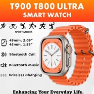 T900 Ultra T800 Ultra Orange Smart Watch Series Ultra Bluetooth Call Waterproof 49mm 45mm Wireless C