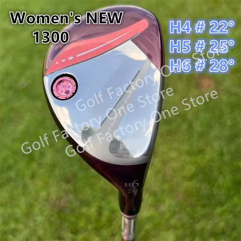 2025 New Women's Golf Clubs 1300 Hybrids 22/25/28degrees Golf Hybrids Clubs S/SR/R Flex Graphite Sha