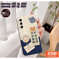 MAKMUR - Latest SAMSUNG A35 5G Case SAMSUNG A55 5G/ 2024 - Fashion Case CARTOON - Casing hp SAMSUNG 