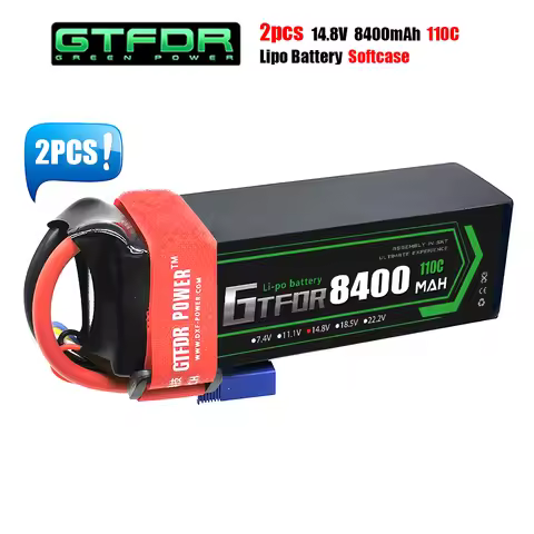 GTFDR Battery Lipo 2S 3S 4S 7.4V 11.V 14.8V 8400mah 8000mah 6750mah 6500mah 5200mah XT60 for RC Radi