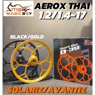 MAGICBOY B39 AEROX THAI 1.21.4-17 EGO AVATIZ EGO SOLARIZ CNC SPORT RIM 17 INCH MAGICBOY SPORT RIM