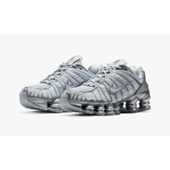New AR3566-003 Nike Shox TL Pure Platinum and Metallic Silver (Women's)