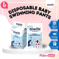 AIWIBI Baby Swimming Diapers Pants (1Pack 10's) | Comfortable for Swimming | Tidak berat semasa Bere