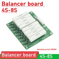 4S 8S 12V 24V Lifepo4แบตเตอรี่ลิเธียม Balancer Board Balancing 1A ปัจจุบันสำหรับ18650 26650 21700 32