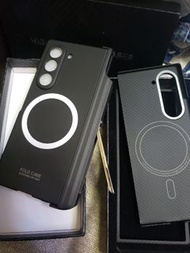 Samsung Z fold6 磁吸有支架帶筆槽連保護貼超高質保護套／