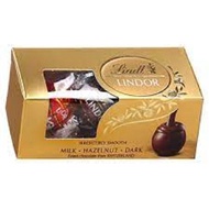 COKELAT LINDT LINDOR MILK HAZELNUT DARK CHOCOLATE 37GR