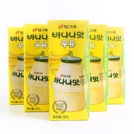 👍🇰🇷ราคาโปรนี้ รับ 24 กล่อง [200ml x 24ea] 빙그레 바나나맛 우유 음료 UHT นมกล้วยเกาหลี บิงกือเร หอมอร่อย Binggra