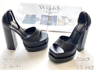 รองเท้าส้นสูง  รองเท้าแฟชั่น รองเท้าออกงาน Niwa Shoes  รหัสสินค้า NJ-658