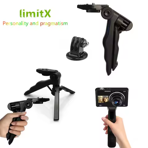 Camera Mini Tripod Stand Holder for Gopro Hero Sony ZV1 II ZV1F RX100 ZV-E10 A6000 A6400 Canon G9X G