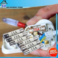 15A FUSE | FOR 15 AMP PLUG 3PCS / 1 PACK