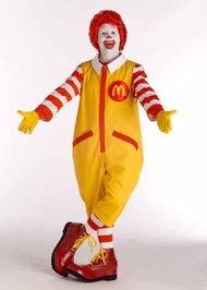 ชุดคอสเพลย์แมคโดนัลด์ คอสตูมแมคโดนัลด์ ชุดตัวตลก McDonalds Cosplay Costume McDonalds Costume Clown C