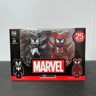 全新現貨 Be@rbirck 100% Pair box Venom and Carnage Be@rbrick Marvel Happyくじ 一番賞