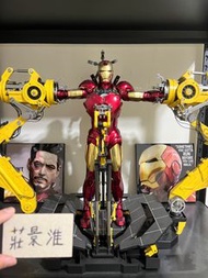 Hot toys QS021 鋼鐵人 Ironman mk4+整備台 1/4