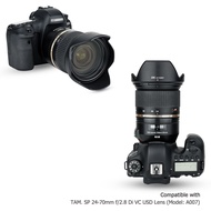 JJC HA007 เลนส์ฮูดรูปดอกไม้กันแดดสำหรับ Tamron SP 24-70 มม. f / 2.8 Di VC USD A007 เลนส์ช่วยให้ใส่ฟิ