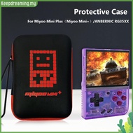 ✿ keepdreaming ✿  Portable EVA Carrying Punch Handheld Game Console Storage Organizer Cover for Miyoo Mini Plus Protective Case Game Accessories