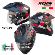 Nolan N70-2 X หมวกกันน็อคยกคาง/ถอดคางได้ สไตล์ Crossover 8-in-1 มาตรฐาน ECE (Made in Italy) แท้ 100%