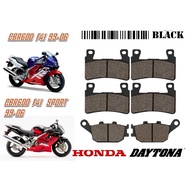 HONDA DISC BRAKE PADS CBR600 F4I CBR600 F4 SPORT BEST QUALITY BLACK MOTORSPORT