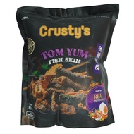 Crusty's Tom Yum Salted Egg Fish Skin (80G) (Halal)