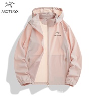 ARC Women's UPF50+Ice Silk Sunscreen Clothes Summer Lightweight Breathable Hooded Sunscreen Clothes 