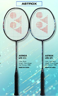 YONEX ASTROX LITE 21i 27i RAKET BADMINTON  PAKET BG 5