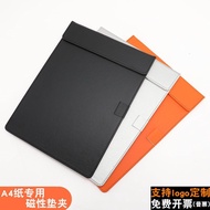A4写字板夹 Magnetic Clipboard A4写字板夹商务磁性垫板 Contract Signing Folder Menu Board Hotel Leather C3Q9