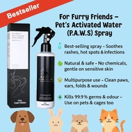 For Furry Friends PAWS Spray for Dogs & Cats Pet Activated Water Sanitizer for | Safe Paw Cleaner Sk