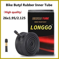 ◐ ☇◑ ▩ Bike Tire Tube Bicycle Inner Tube Bike Interior Size /26x1.75/1.95/27.5x1.75/1.95/29x1.75/1.