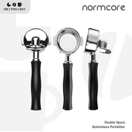 NORMCORE Double Spout Bottomless Portafilter ด้ามชงกาแฟ ขนาด 51 / 54 / 58 mm