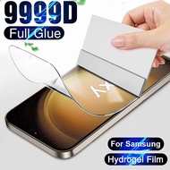 Samsung Galaxy S24 S23 Ultra S22 S21 S20 Plus Full Cover Screen Protector Hydrogel Film