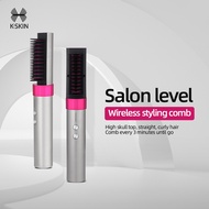 100% Authentic K-SKIN 金稻直發梳 Hair Straightener & Curler Negative Ion Hair Care【200万负离子护发】KD380K