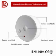 EN14604 Independent Smoke Alarm Fire Sensor 9V Independent Smoke Sensor Photoelectric Smoke Detector
