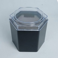 kotak jam tangan segi 6 hitam
