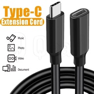 0.5/1M Type-C Extension Cable - Male to Female Extender Cord - Charger Wire Extending Connector - Tr