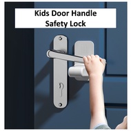 [Next Day Shipping] Baby Kids Door Handle Lock Pet Handle Lock Door Safety Lock